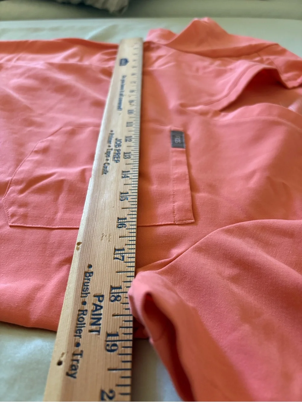 Figs Women's Coral Pink Scrub Set - Picture 2 of 10